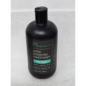 PS Clean Beauty Ultra Hydrating Conditioner For Curls 12 Oz Vegan Sulfate-Free